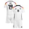 Maglia ufficiale Germania Sane 19 Casa Euro 2024 per Bambino